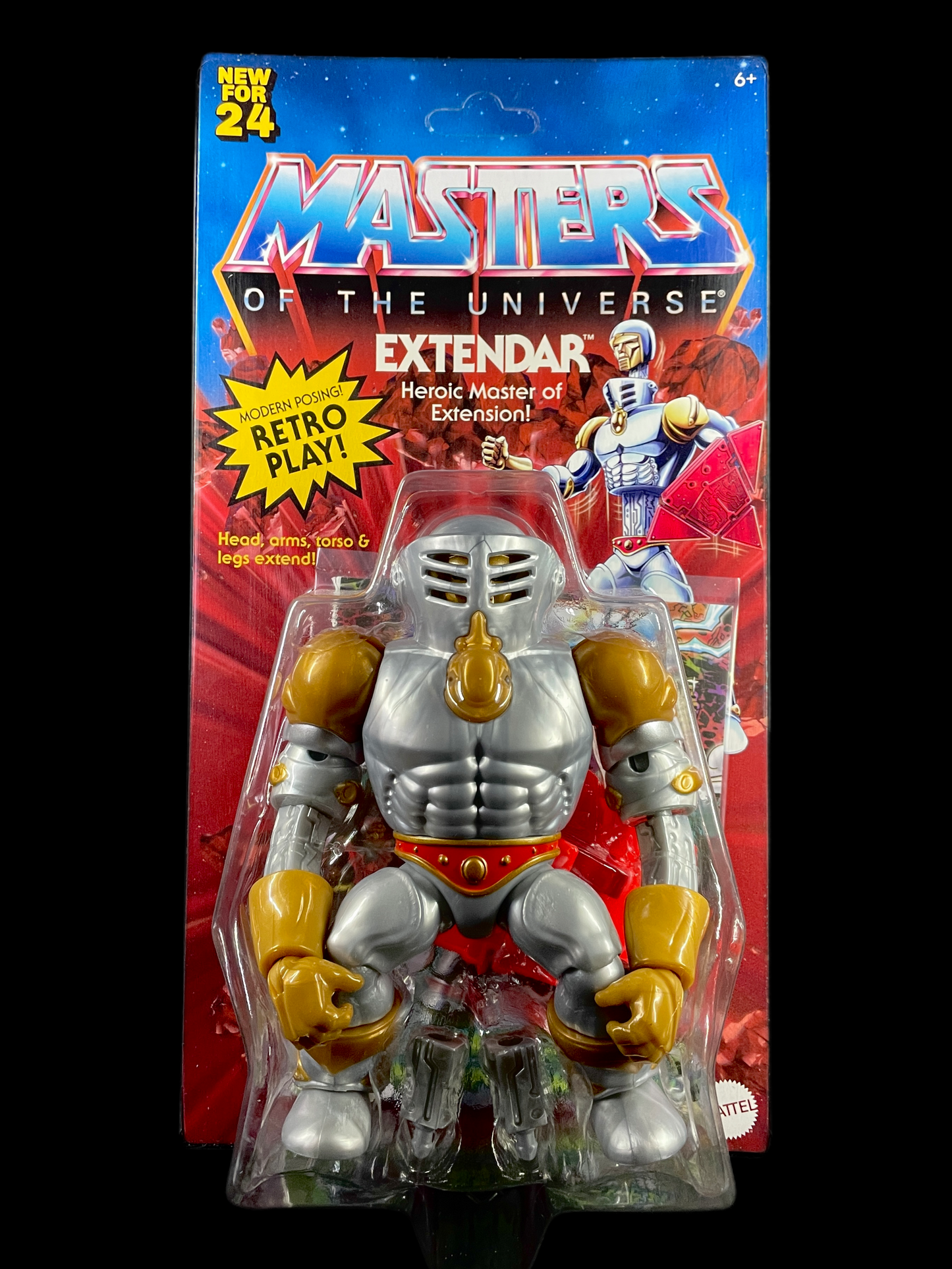 Extendar MOTU Origins Exclusive front of cardback mint condition
