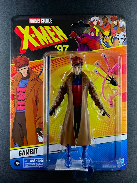 Marvel Legends X-Men '97 Gambit Action Figure – Sealed Cardback Packaging Front