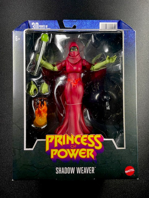 Masters of the Universe Princess of Power Shadow Weaver action figure in box