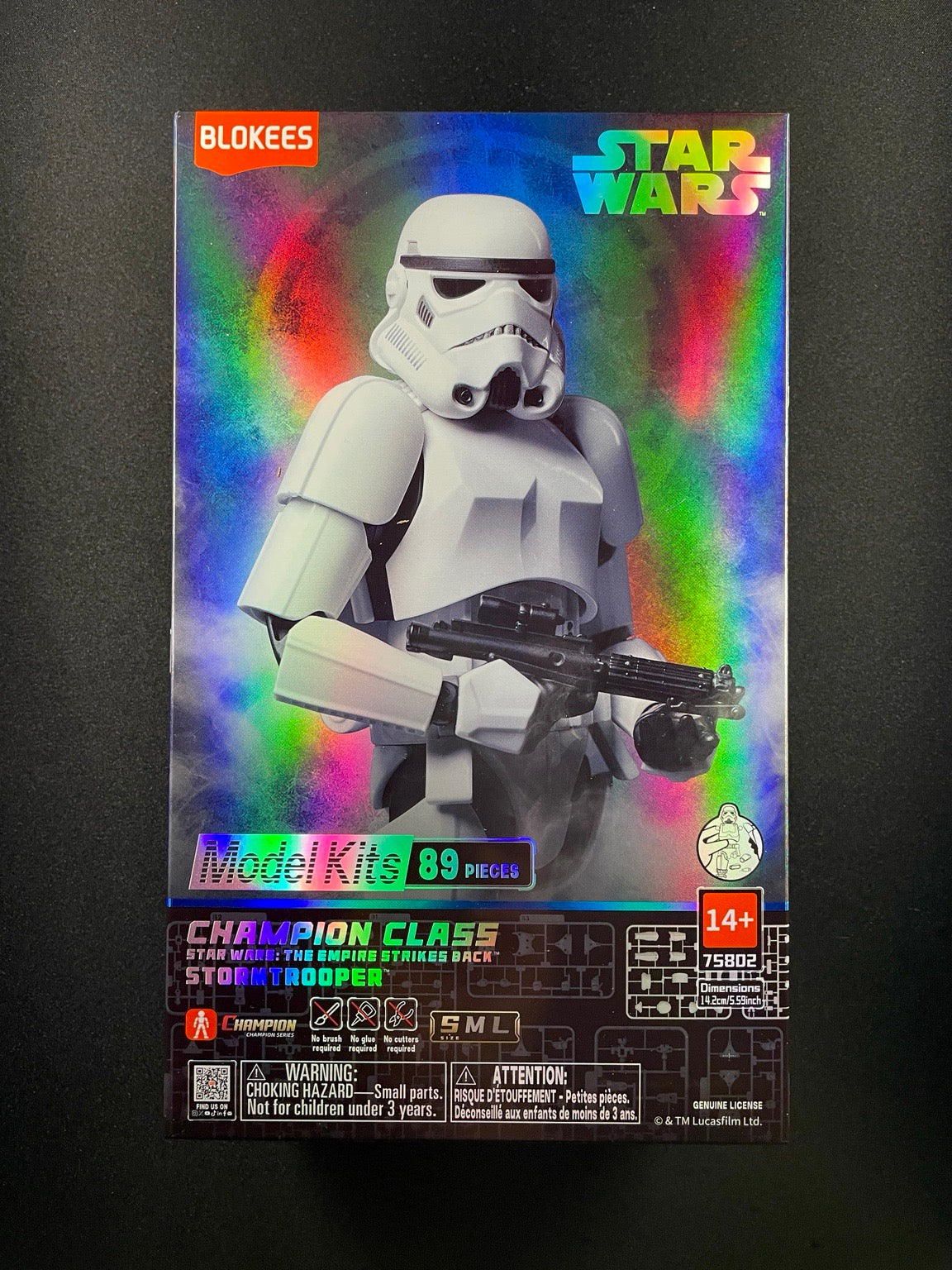 Blokees Star Wars Stormtrooper Champion Class model kit box sealed collectible