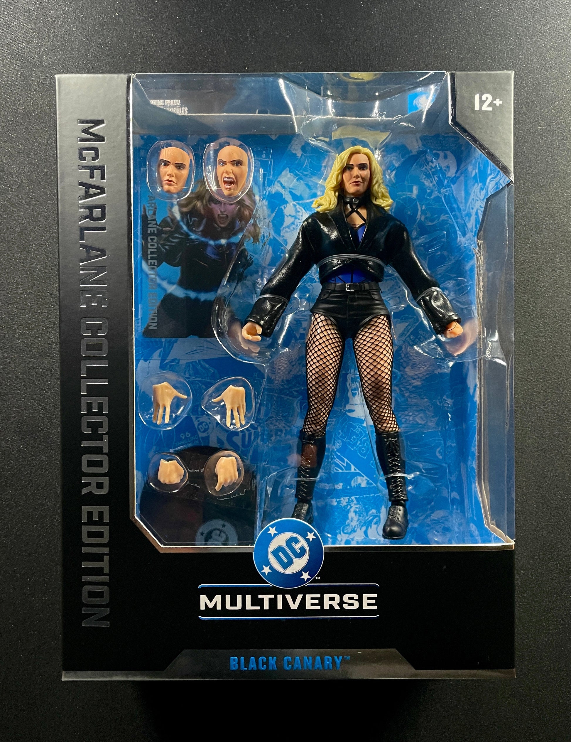 DC Multiverse Collector Edition Black Canary action figure in sealed McFarlane Toys packaging