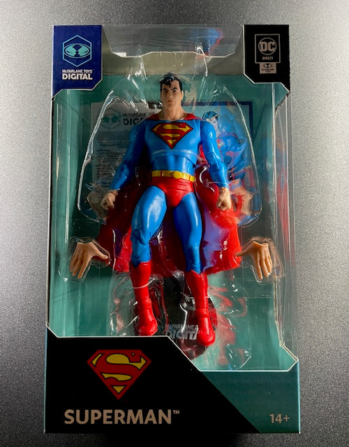 DC Page Punchers Superman 7-Inch Action Figure – McFarlane Toys Sealed Packaging Front