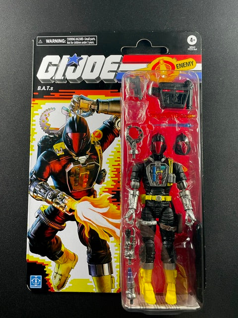 G.I. Joe Classified Series Retro Cobra B.A.T. Battle Android Trooper action figure with robotic armor and interchangeable accessories