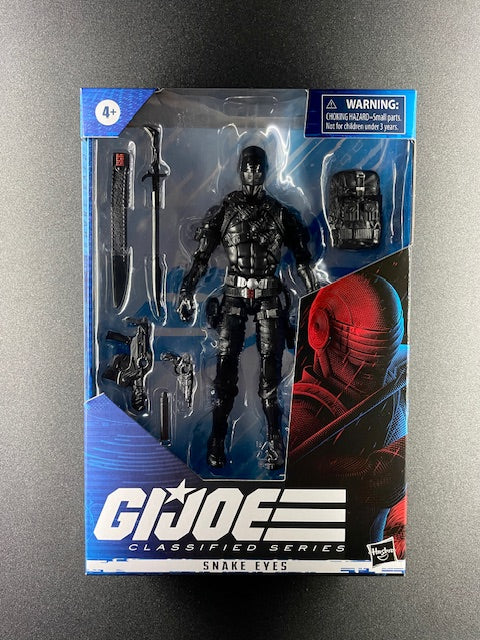 Snake Eyes G.I. Joe Classified Series Action Figure #02 – Sealed Packaging Front View