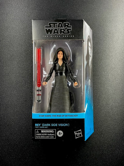 Star Wars action figure in packaging on a dark background