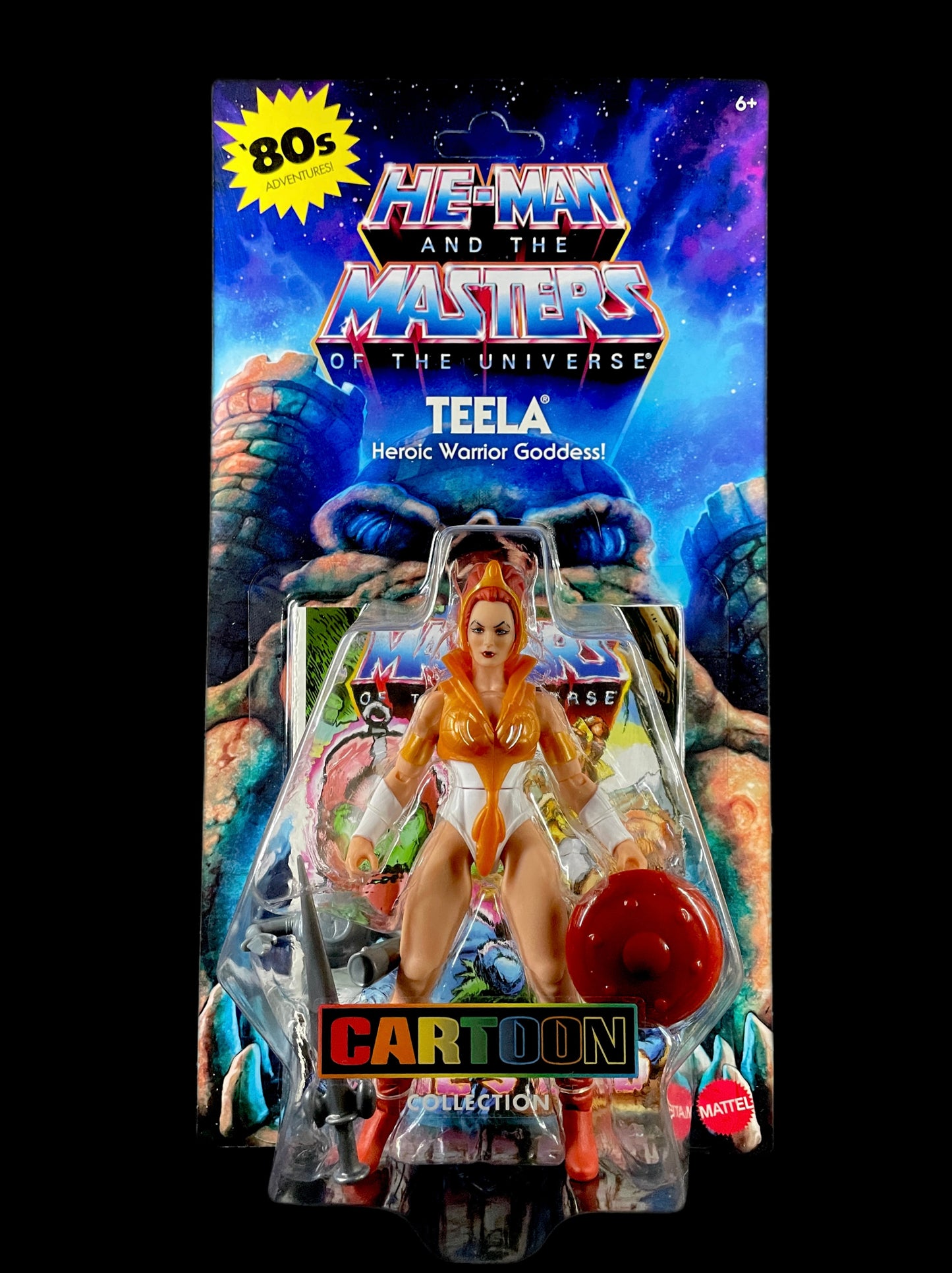 Teela MOTU Cartoon Collection front of cardback unopened mint condition