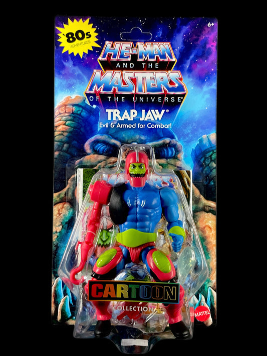 Trap Jaw MOTU cartoon collection front of cardback