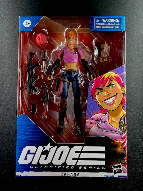 G.I. Joe Classified Series Zarana action figure sealed in box