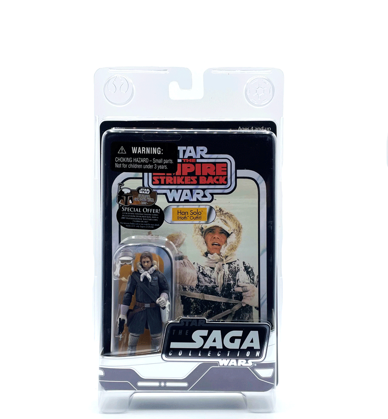 Star Wars | The Saga Collection (2007): Han Solo in Hoth Outfit +  protective case | PopFixx Toyz