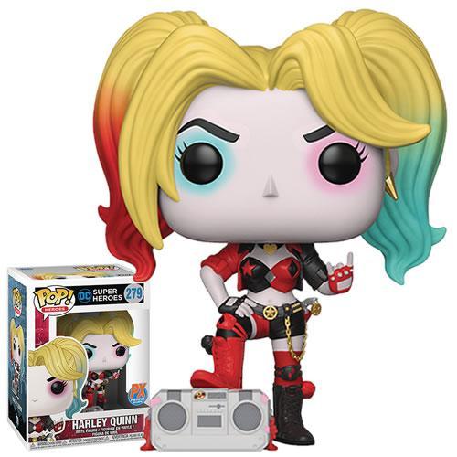 Funko Pop! DC Super Heroes, Harley Quinn w/Boombox (PX Exclusive)